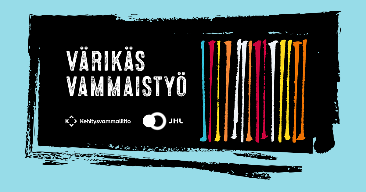 Värikäs Vammaistyö -kampanjan logo