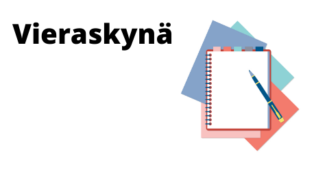 Kynä ja paperia.